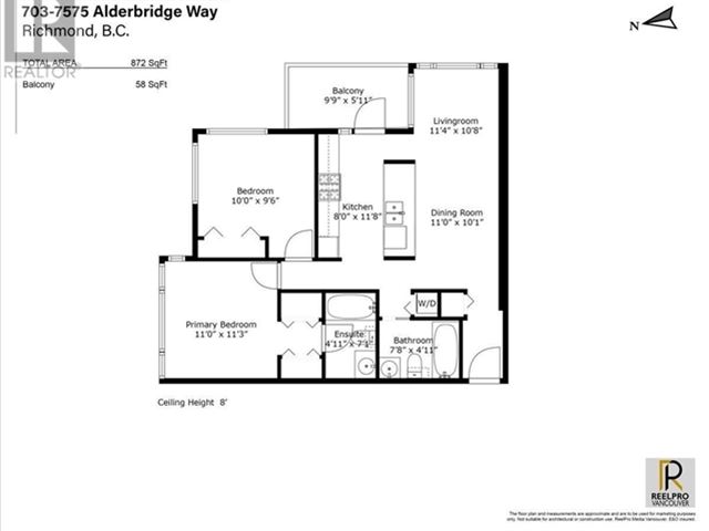 Ocean Walk - 703 7535 Alderbridge Way - photo 2